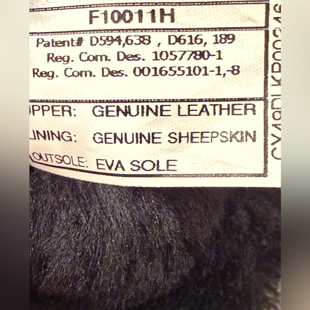 UGG Black Bailey Button Sheepskin Boots - Picture 7 of 11